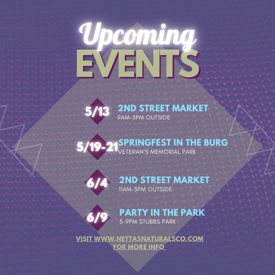 Exciting Upcoming Market Events for Netta's Naturals