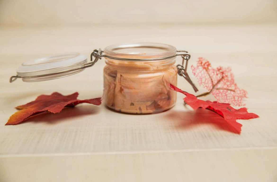 Apple Crumble whipped body butter included in the Cozy Crumble Set