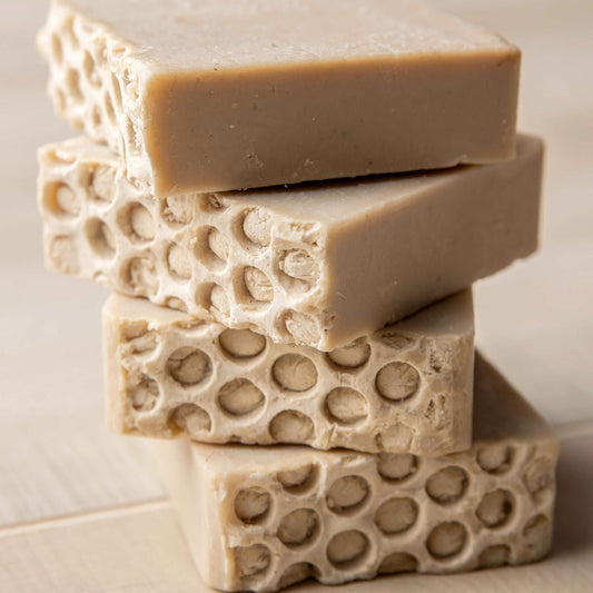 Oatmeal and Honey soap included in the Gentle Comfort Set